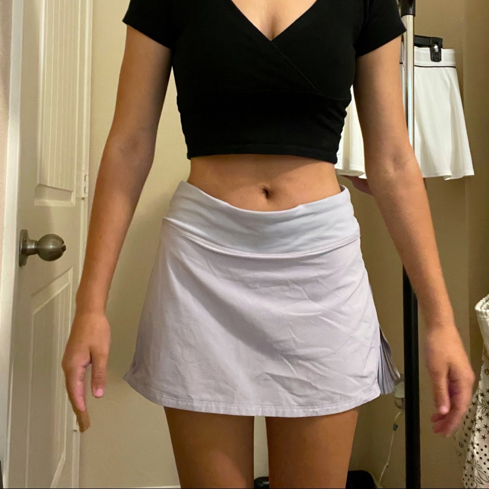 purple lululemon skirt